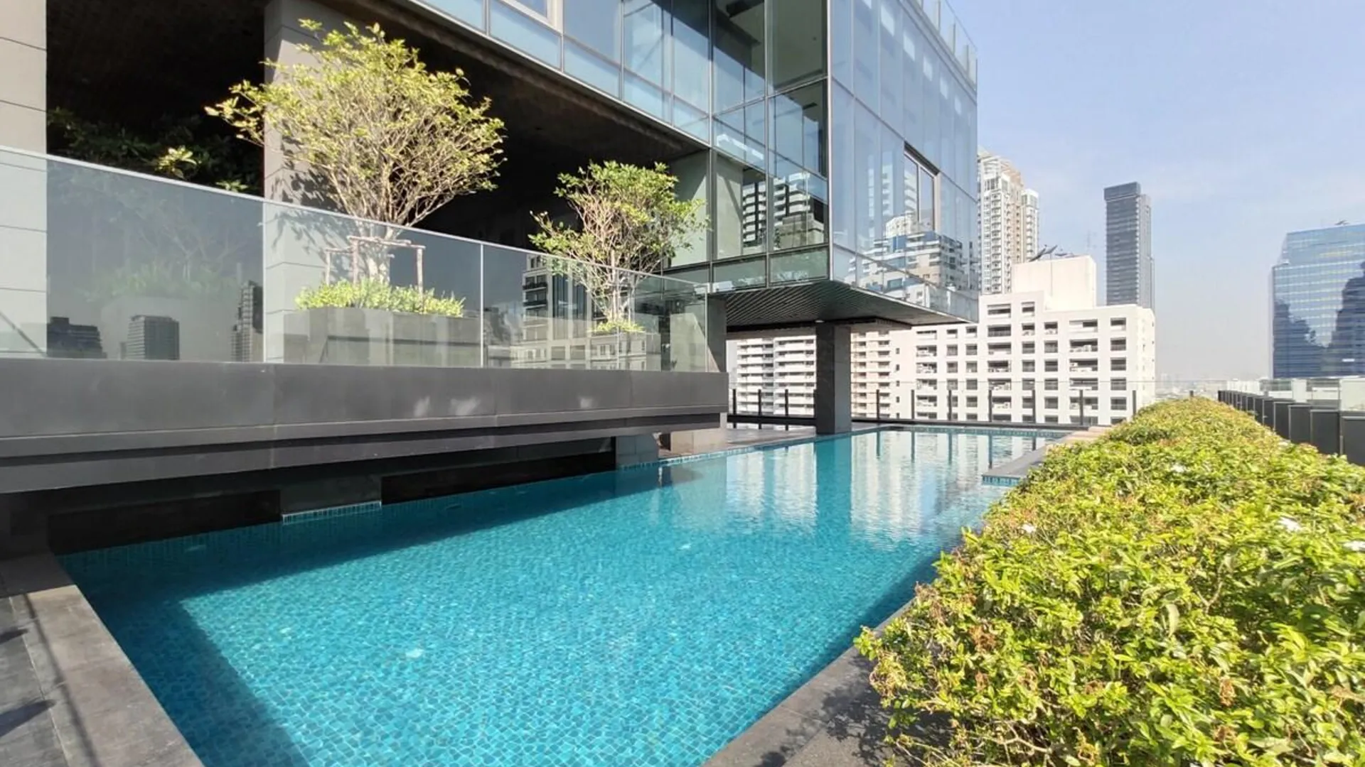 방콕 빠뚜남의 아파트먼트 (50m², 침실 1개, 프라이빗 욕실 1개) 4성급 게스트하우스 수영장