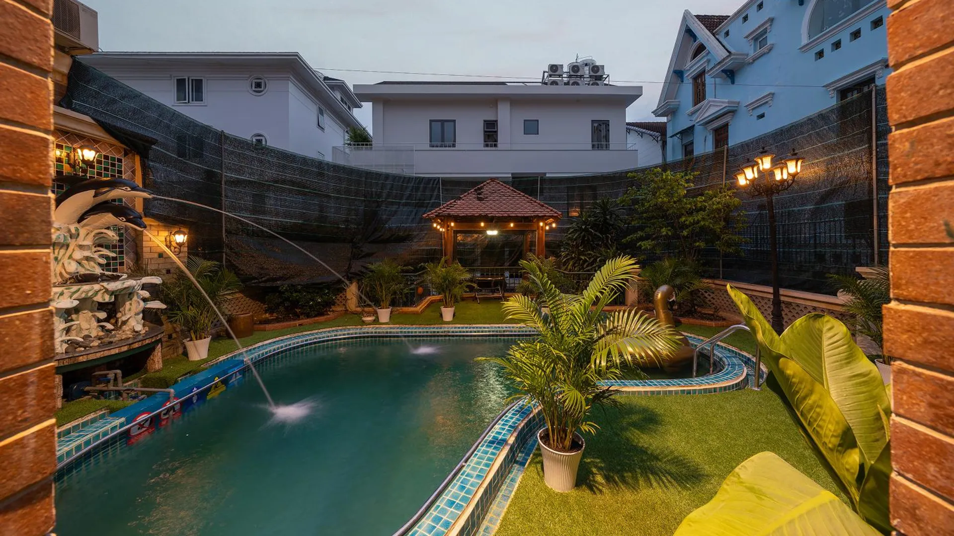 호치민 빈탄의 빌라 (m², 침실 6개, 프라이빗 욕실 5개) 4성급 게스트하우스 로비