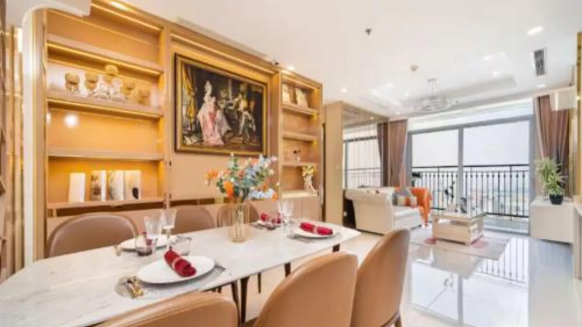 호치민 The Landmark Luxury - Apartment 4성급 게스트하우스 로비