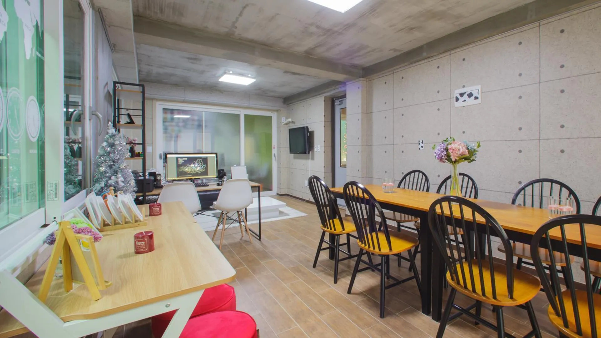 서울 호스텔 BB 홍대 라인 1성급 호텔 전망