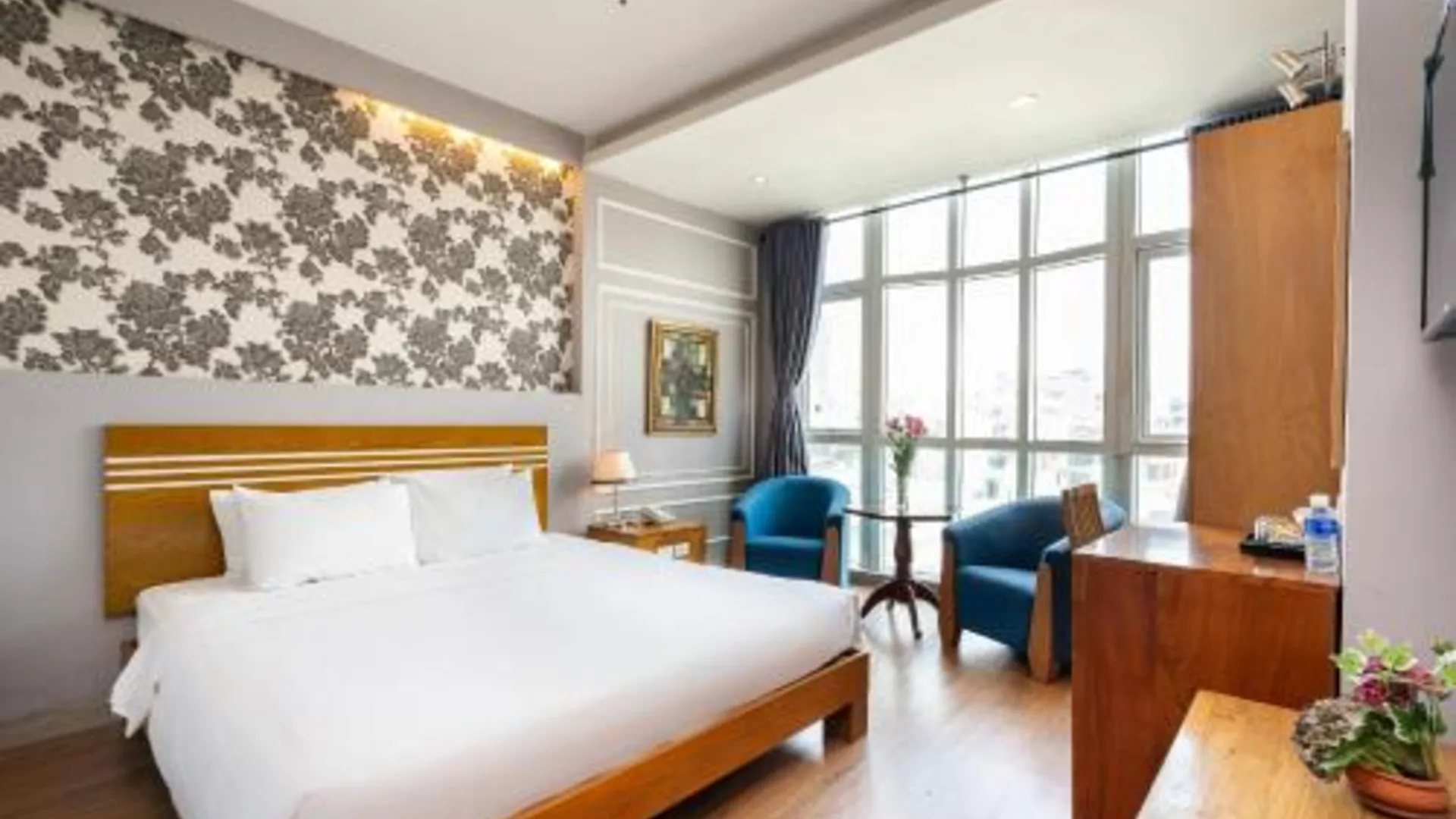 호치민 럭키 스타 호텔 146 응우옌 짜이 3성급 호텔 전망