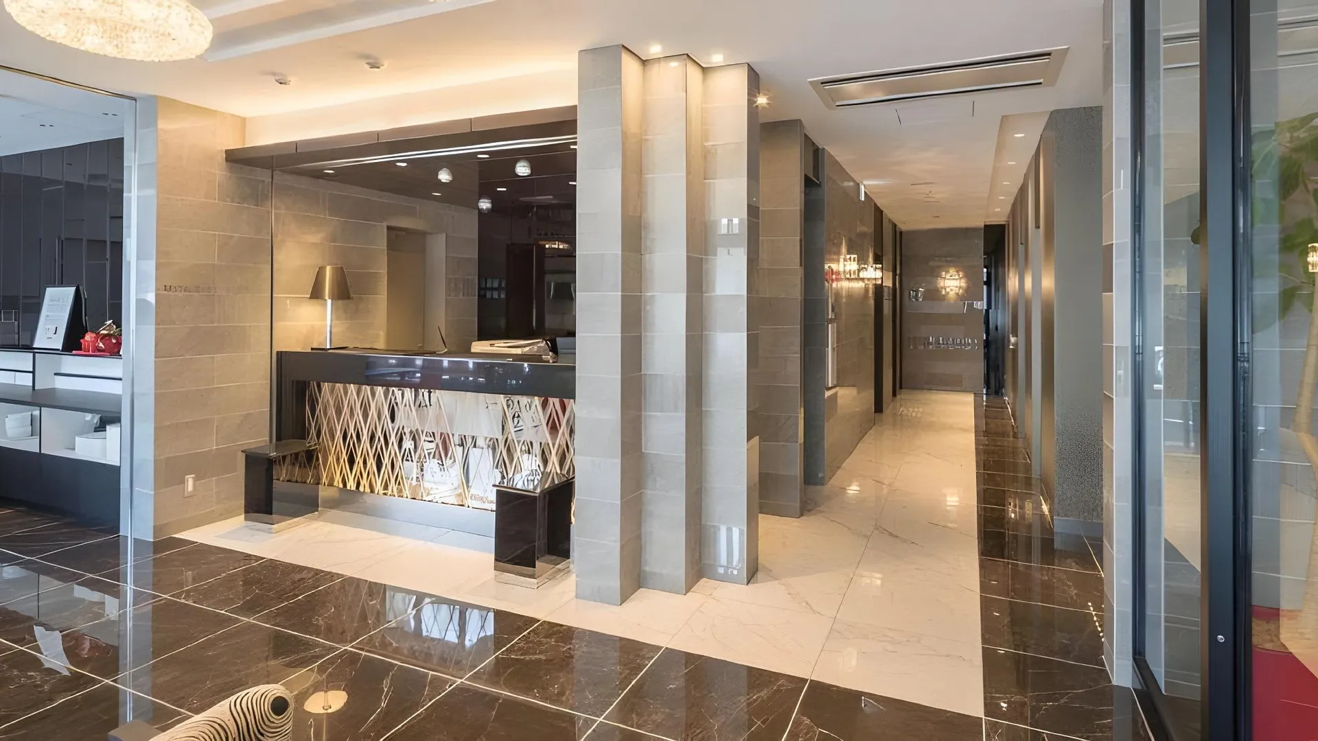 오사카 호텔 링크 난바 3성급 호텔 로비