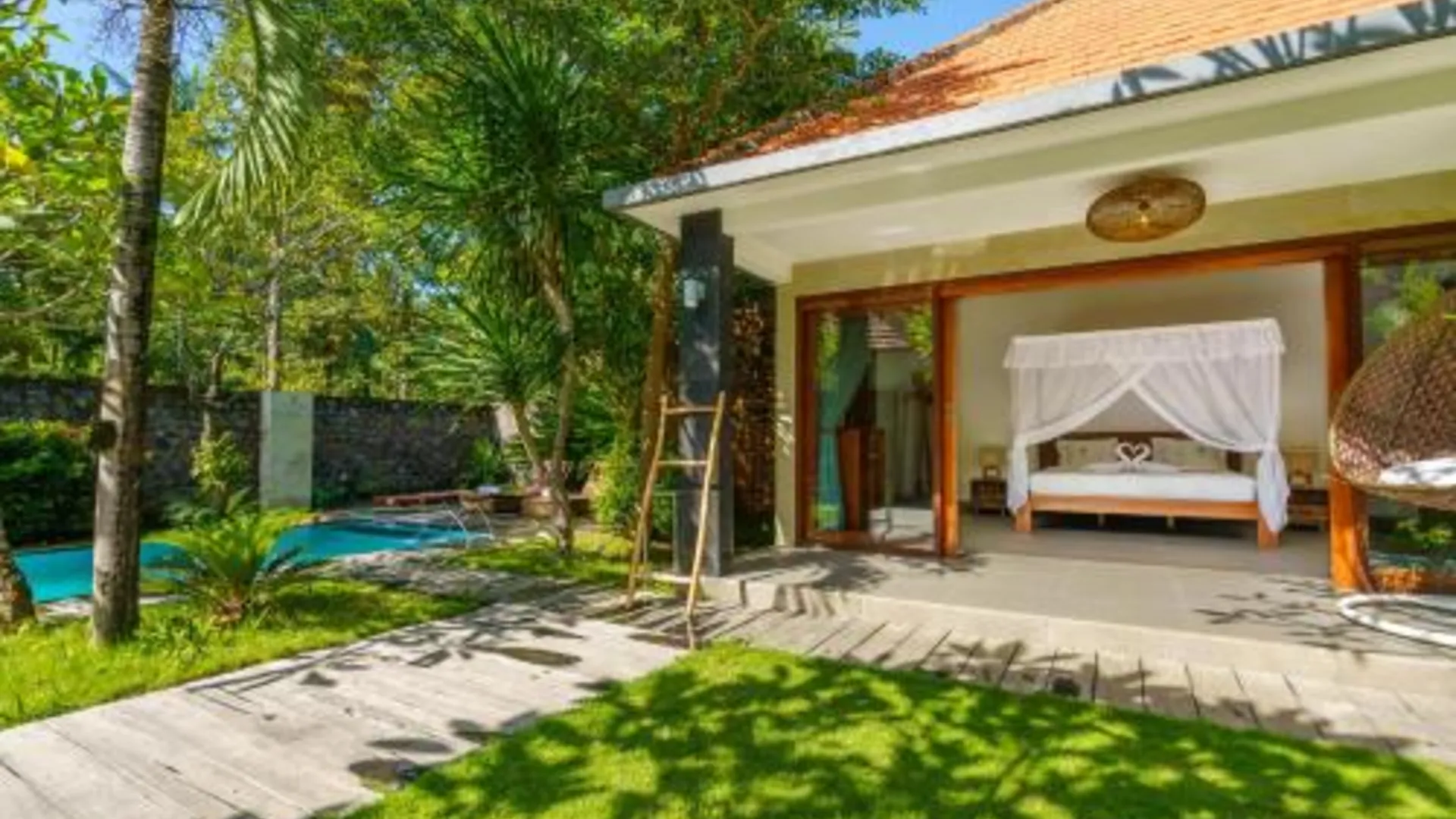 발리 Coco Garden Pool Villas 3성급 호텔 외관