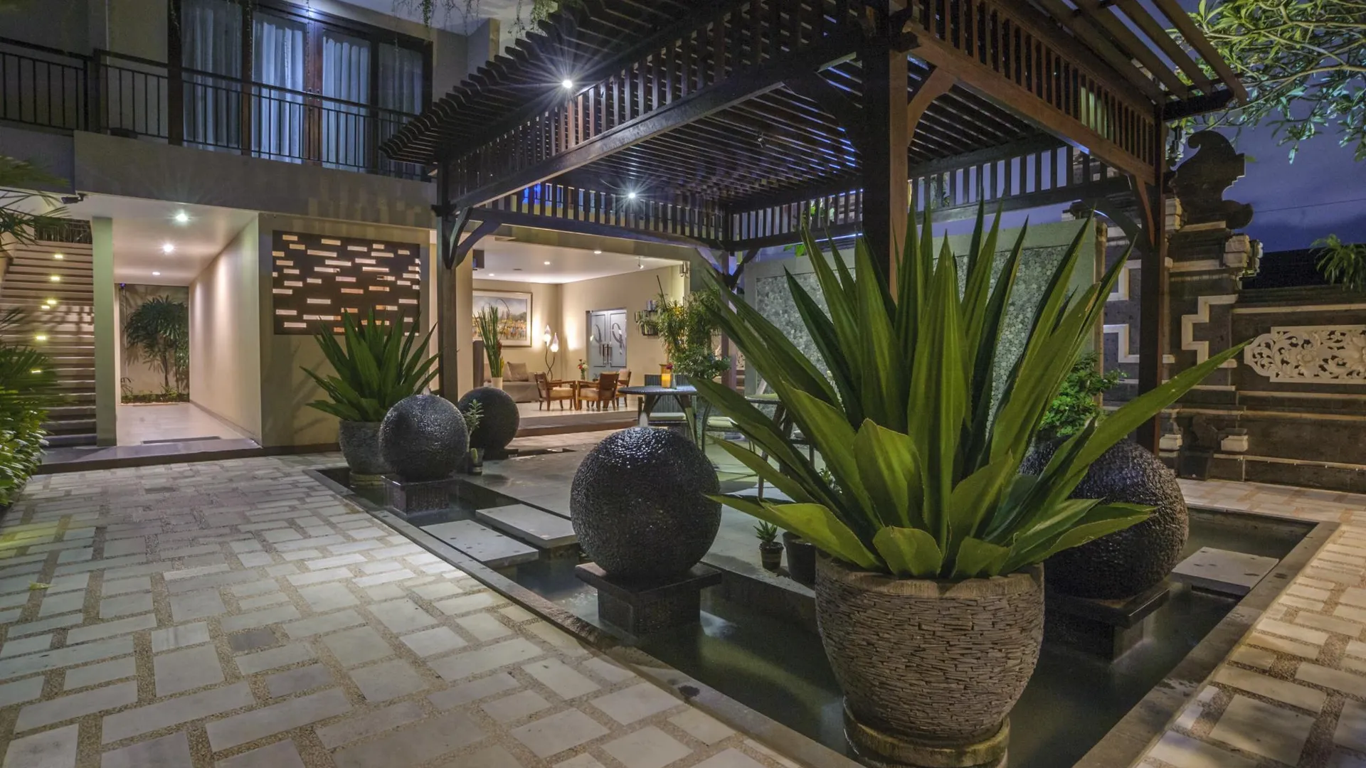 발리 d'펜조르 세미냑 4성급 호텔 로비