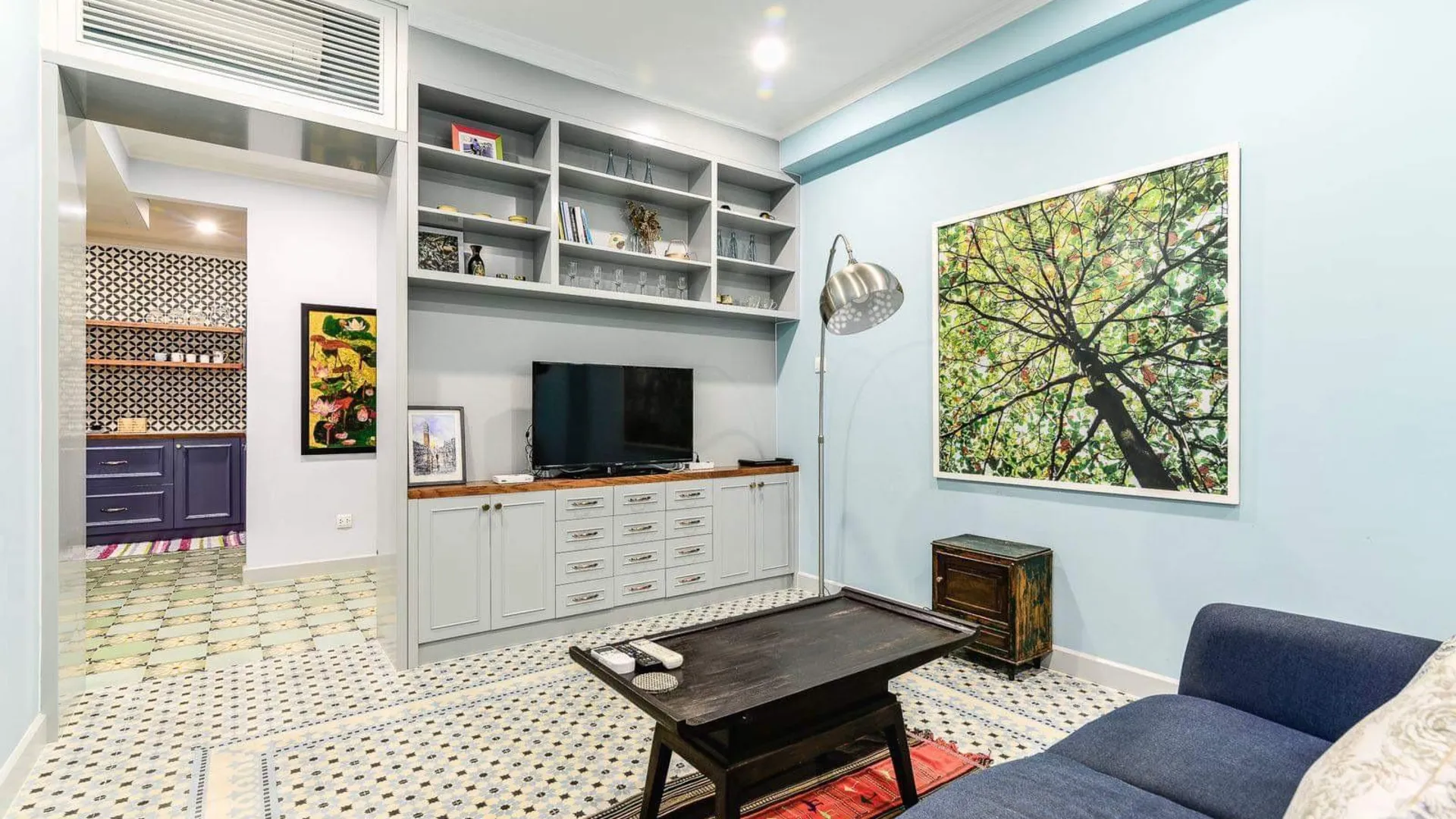 호치민 2군의 아파트먼트 (86m², 침실 2개, 프라이빗 욕실 2개) 5성급 싱글룸 스위트룸