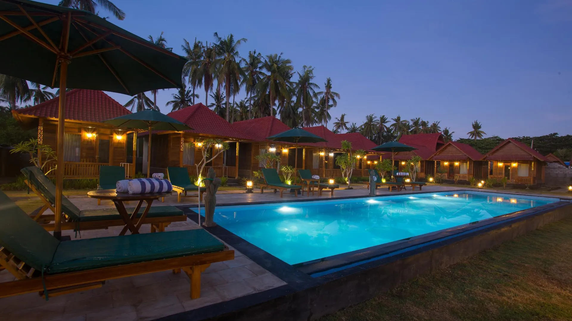 발리 리제트 빌라 비치 앤 레스토랑 호텔 객실