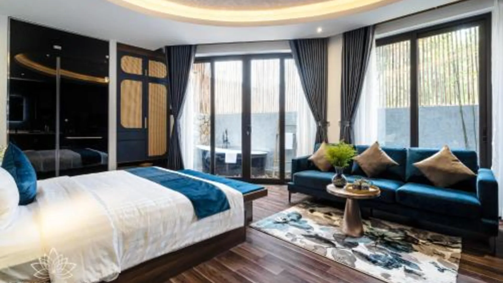 호치민 쿤킨 가든 아파트호텔 앤 스파 4성급 호텔 스위트룸