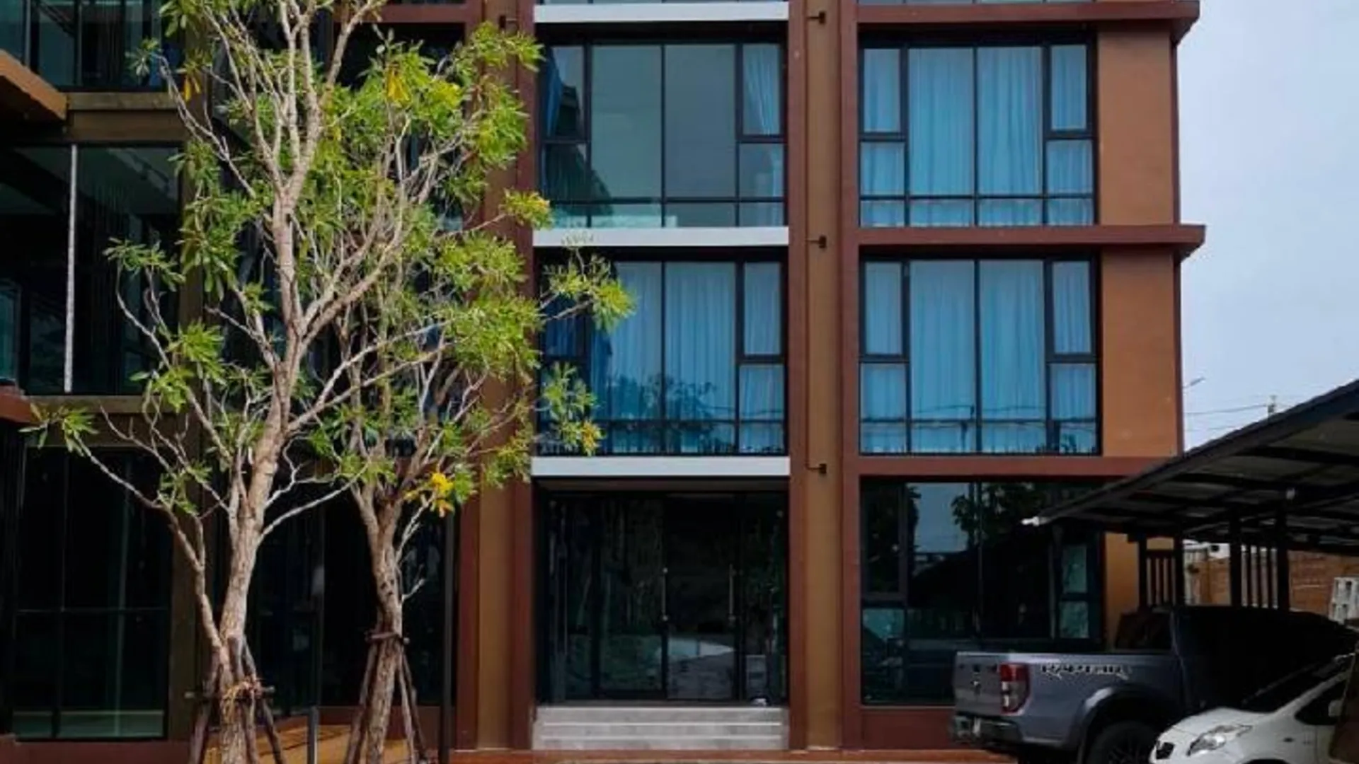 방콕 사우스 톤부리의 스튜디오 아파트먼트 (22m², 프라이빗 욕실 1개) 3성급 싱글룸 외관