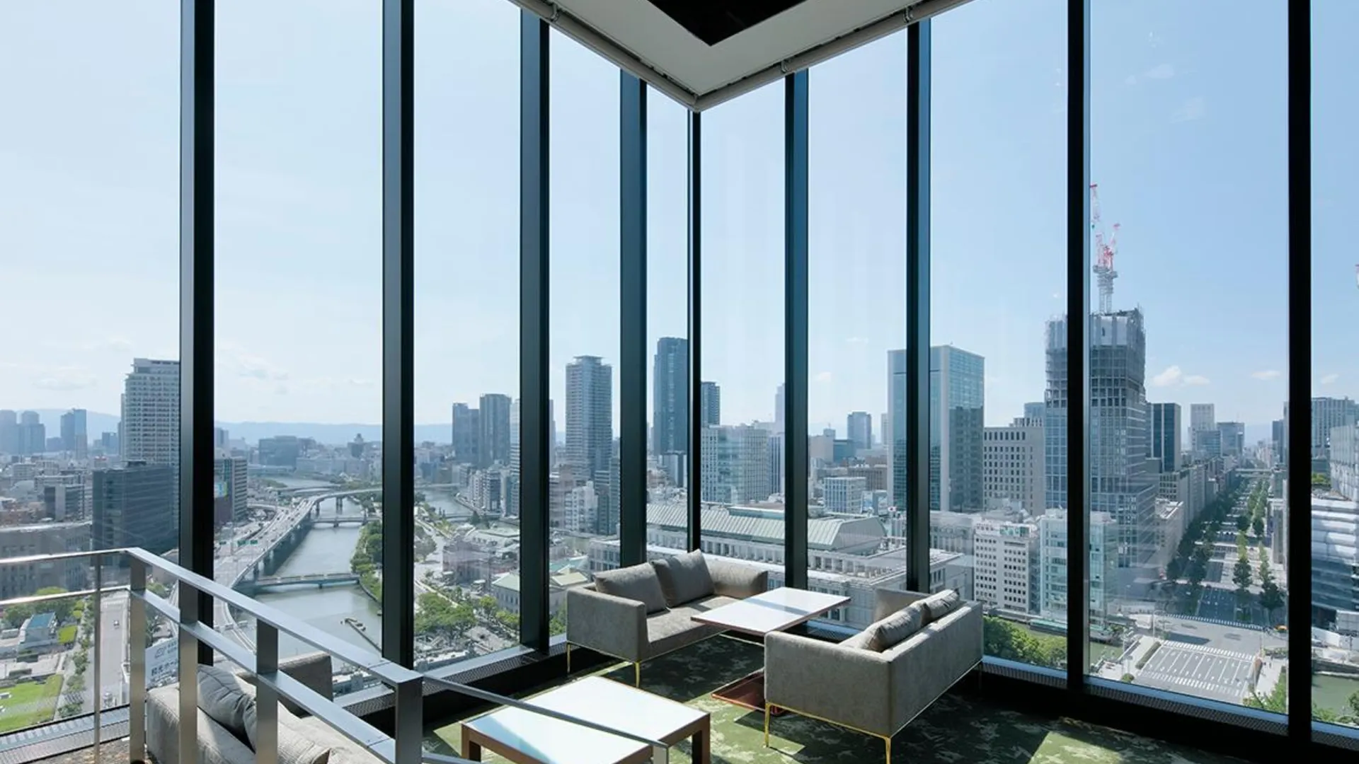 오사카 칸데오 호텔 오사카 더 타워 5성급 호텔 로비