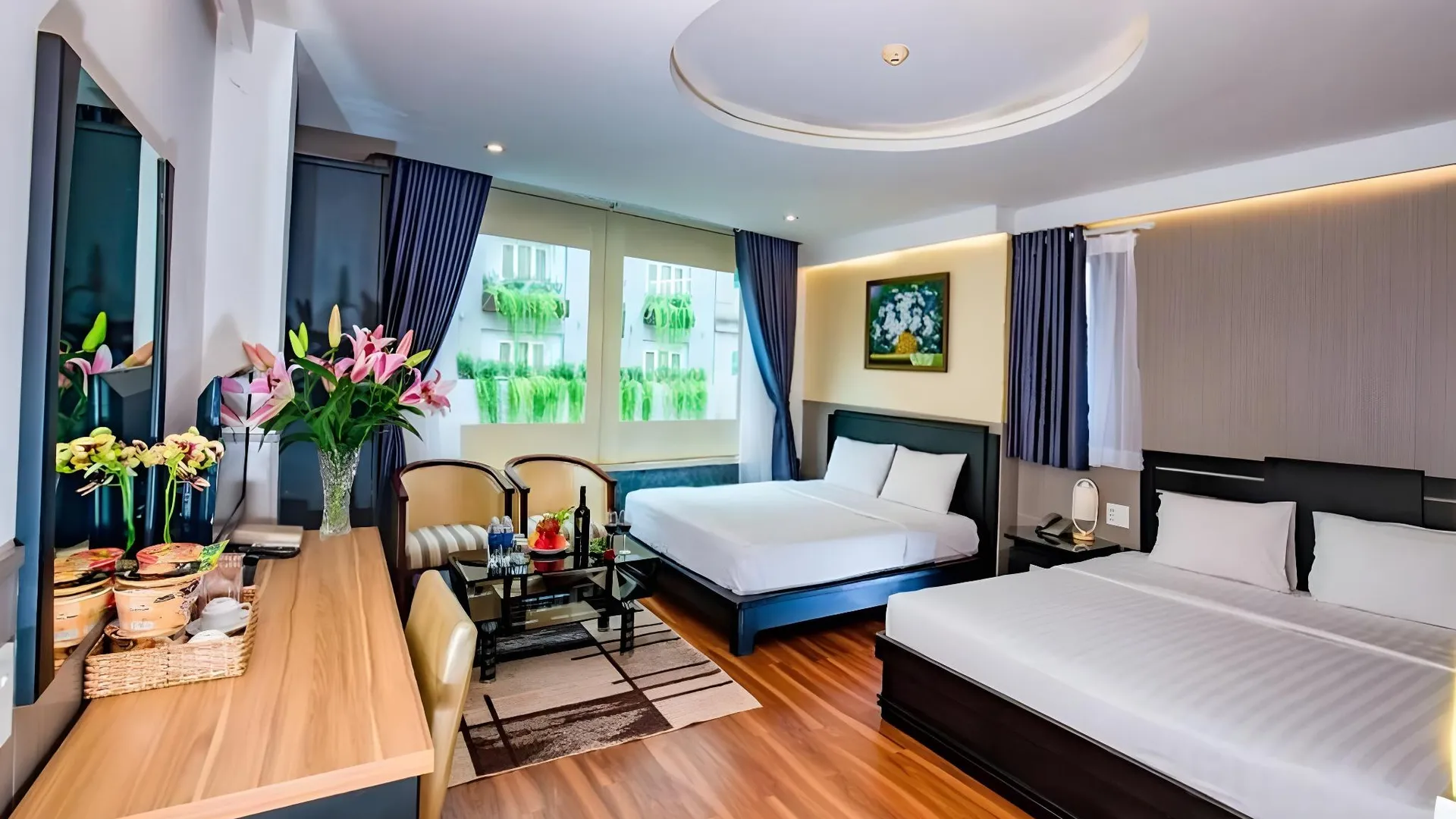 호치민 로사 호텔 앤 스파 2성급 호텔 스위트룸