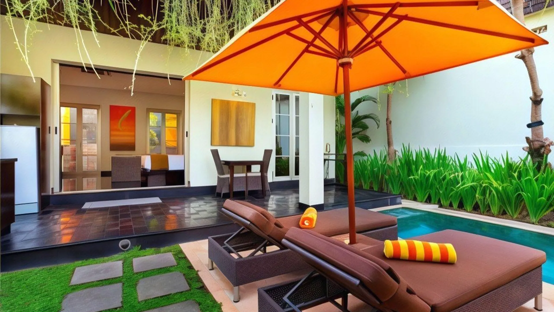 발리 선 아일랜드 부티크 빌라 앤 스파 스미냑 4성급 호텔 외관