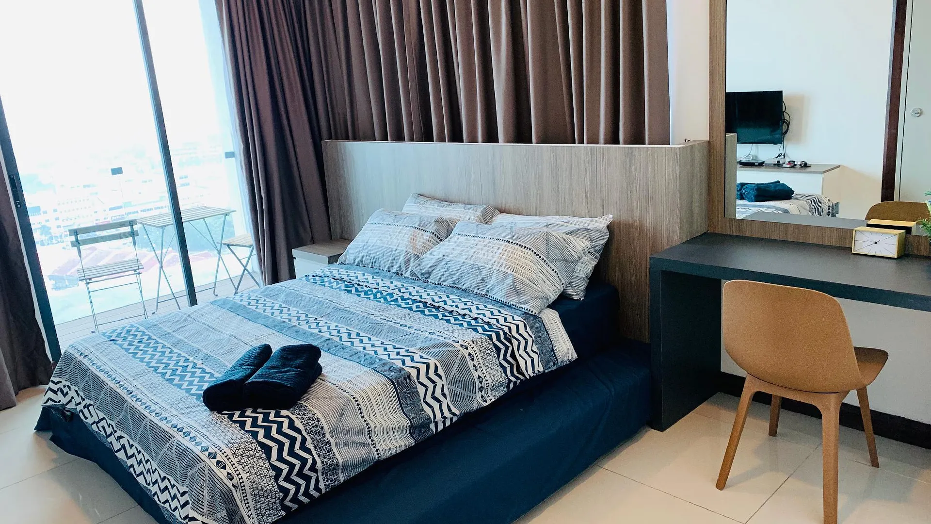 포트 딕슨 Port Dickson D'Wharf Seaview Unit - Up to 3 pax 3성급 싱글룸 객실