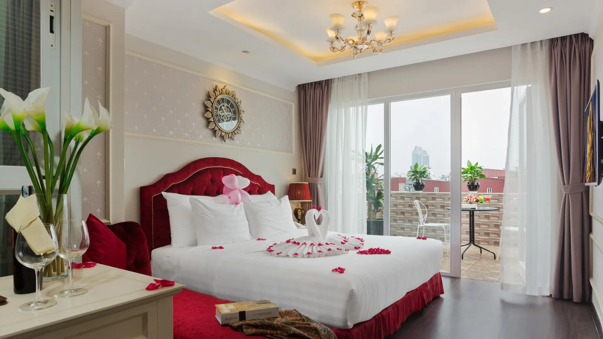 하노이 럭셔리 올드 쿼터 호텔 앤 짐 4성급 호텔 객실