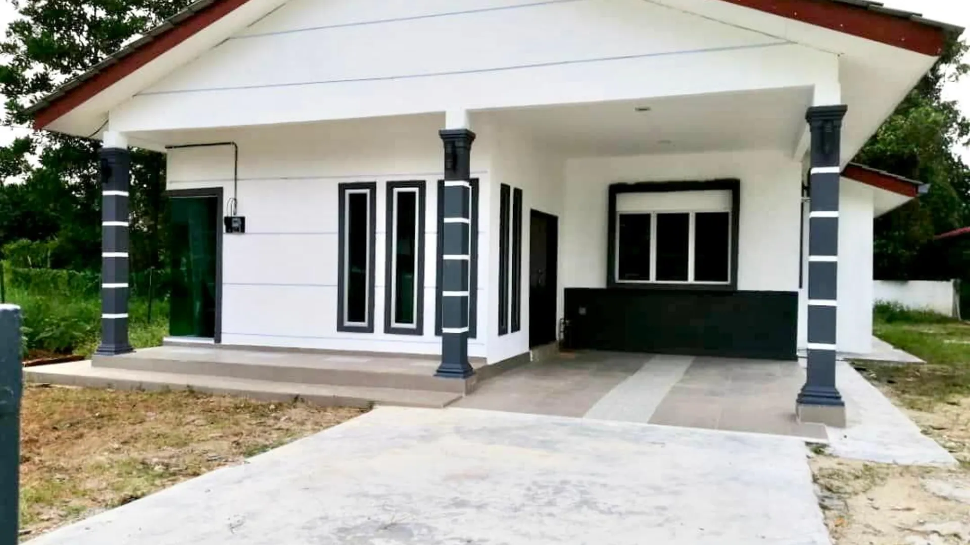 타이핑 카문팅의 프라이빗 하우스 (100m², 침실 3개, 프라이빗 욕실 2개) 3성급 싱글룸 레스토랑