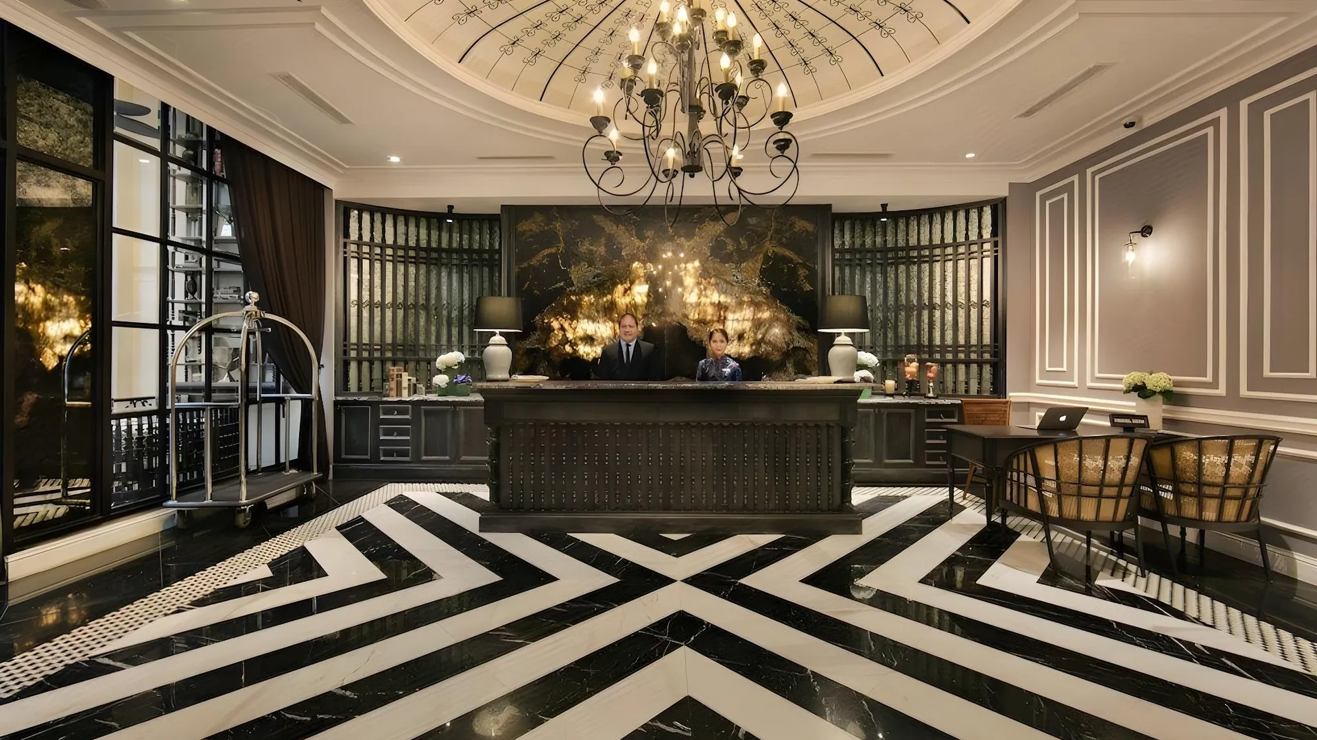 하노이 라 신포니아 마제스티 호텔 앤 스파 4성급 호텔 로비