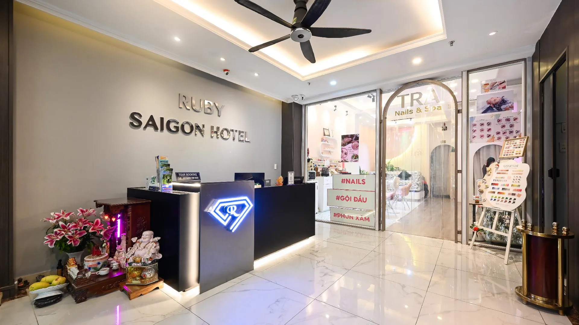 호치민 루비 사이공 호텔 - 벤 탄 3성급 호텔 외관