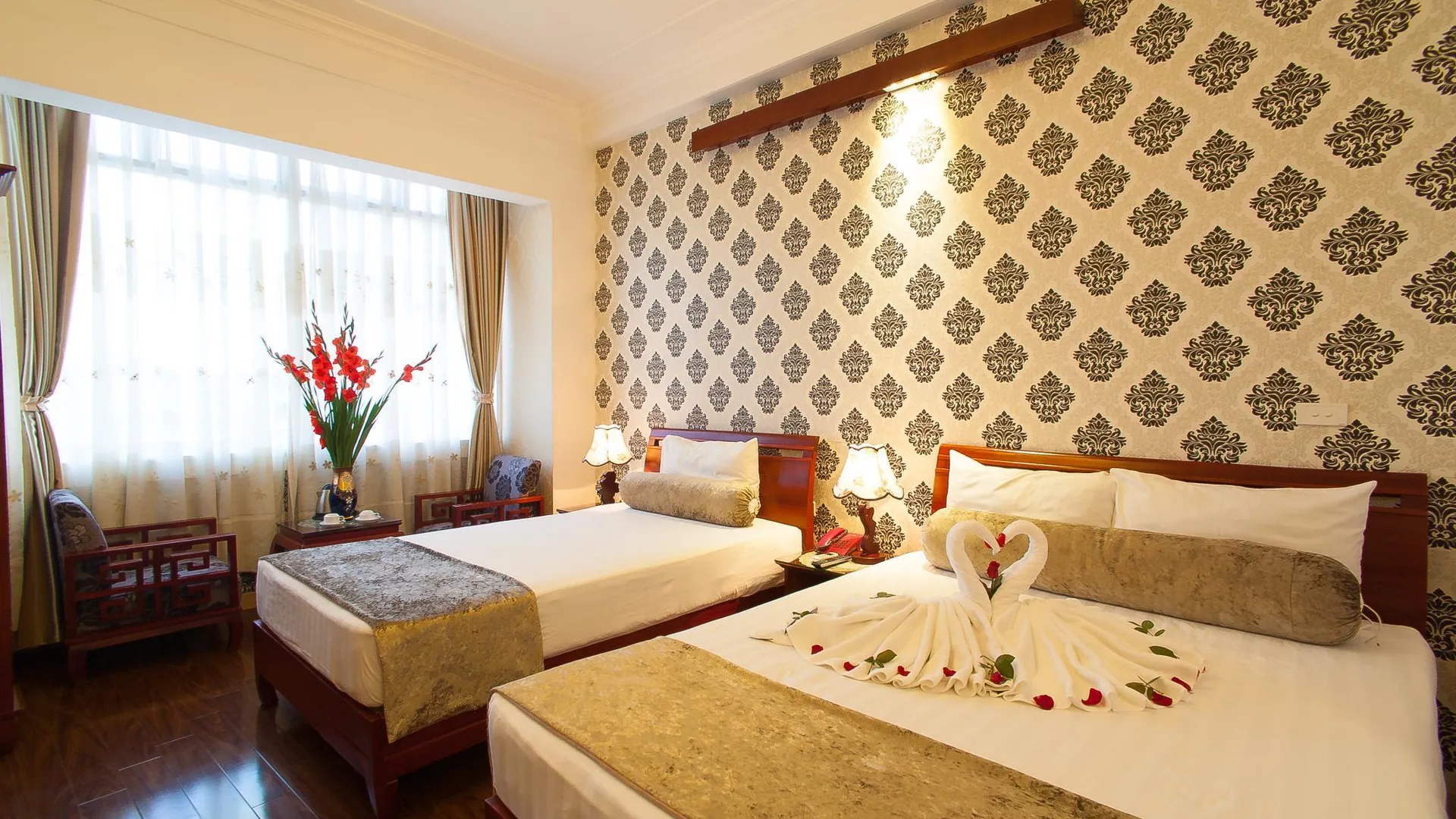 하노이 하노이 럭셔리 호텔 3성급 호텔 스위트룸