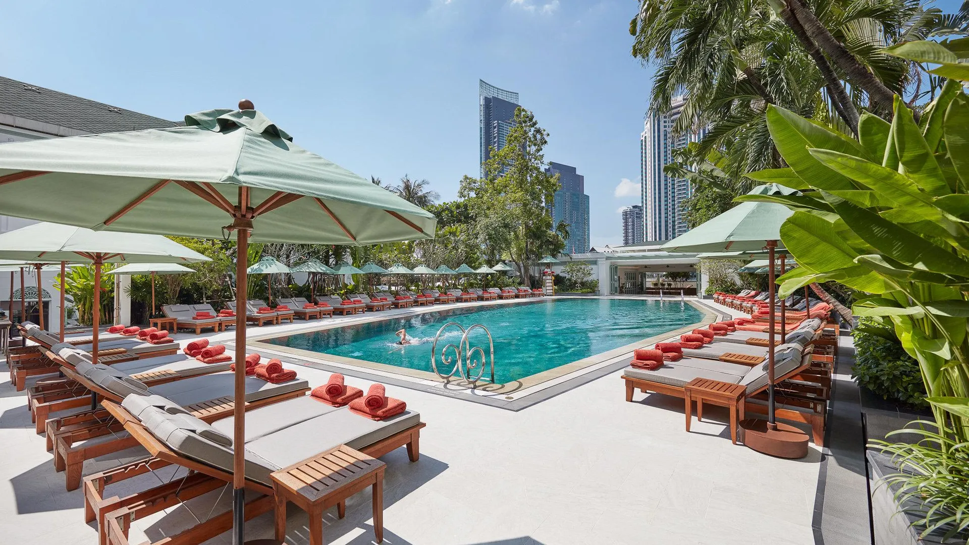 방콕 만다린 오리엔탈 방콕 5성급 호텔 수영장