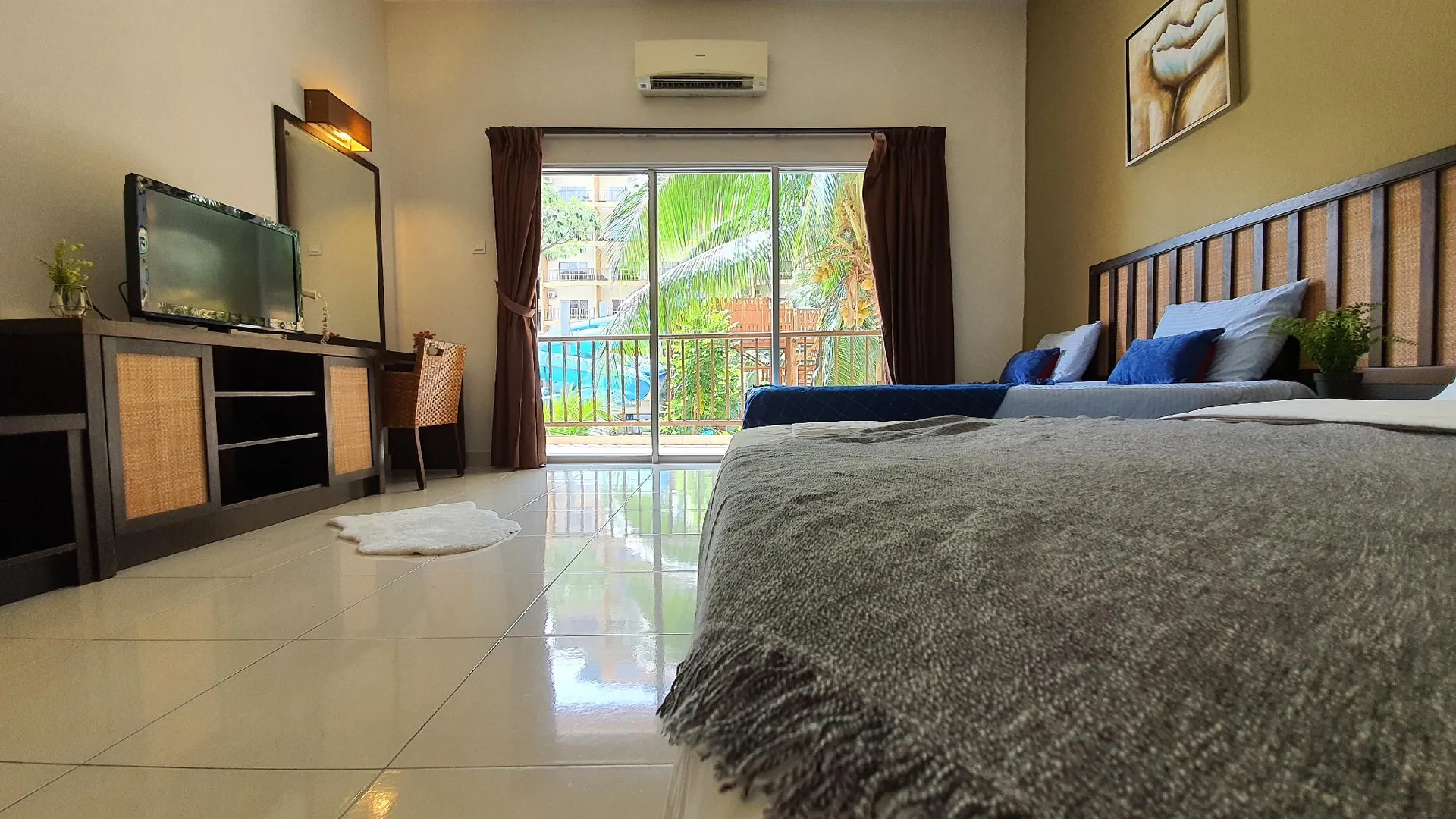 반팅 모리브 비치의 스튜디오 아파트먼트 (66m², 프라이빗 욕실 1개) 3성급 싱글룸 스위트룸