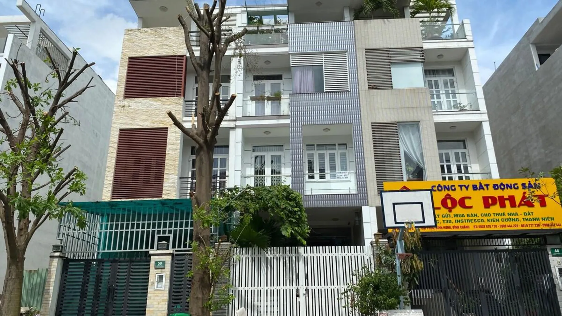 호치민 빈흥의 프라이빗 하우스 (500m², 침실 2개, 프라이빗 욕실 2개) 3성급 싱글룸 전망