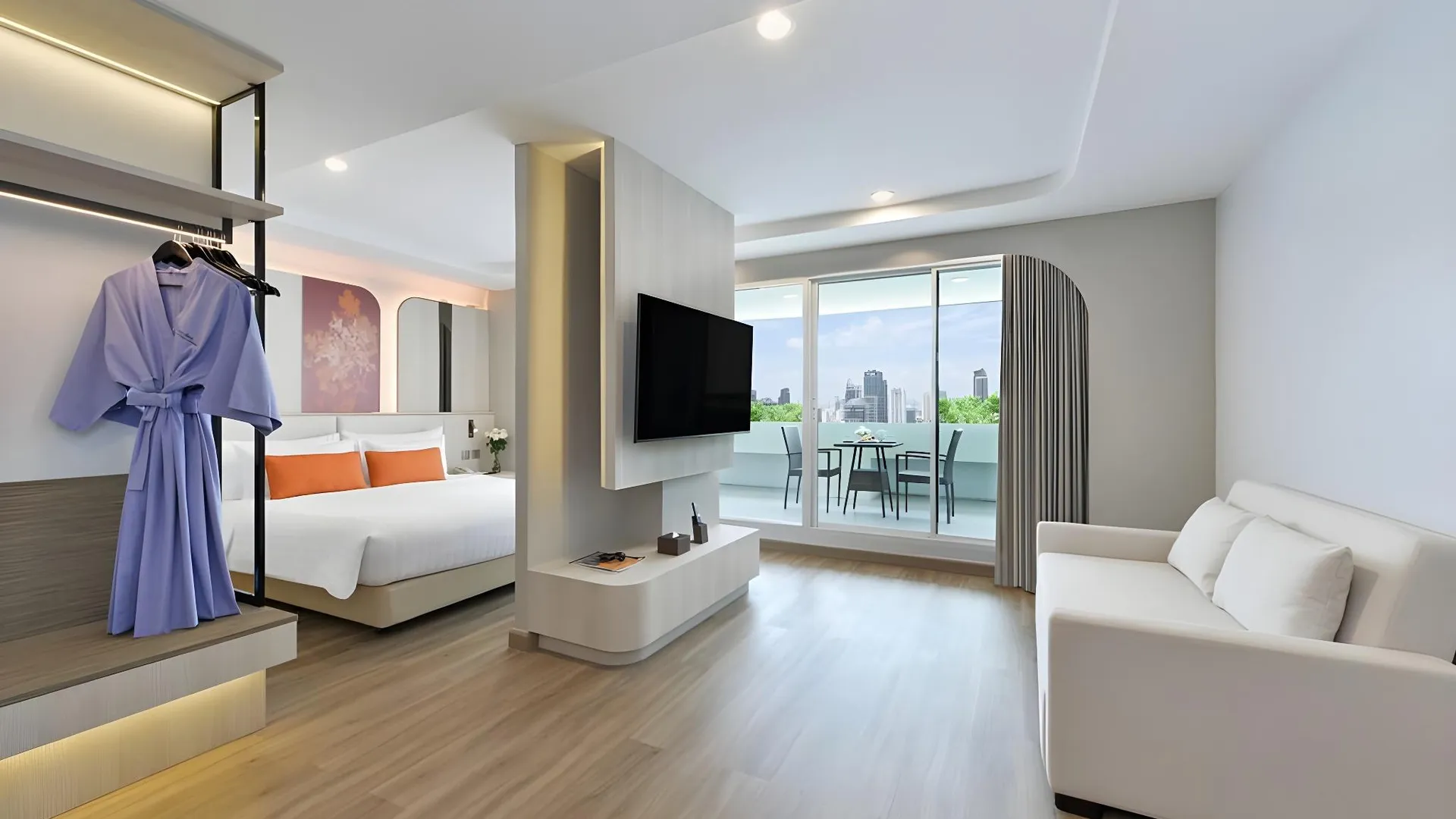 방콕 센터 포인트 플러스 호텔 프라투남 4성급 호텔 전망