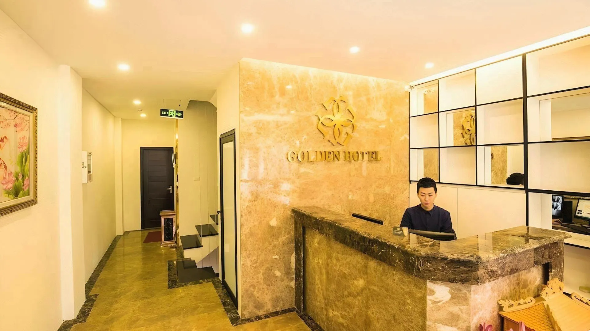 하노이 하노이 골든 호스텔 2성급 호텔 로비