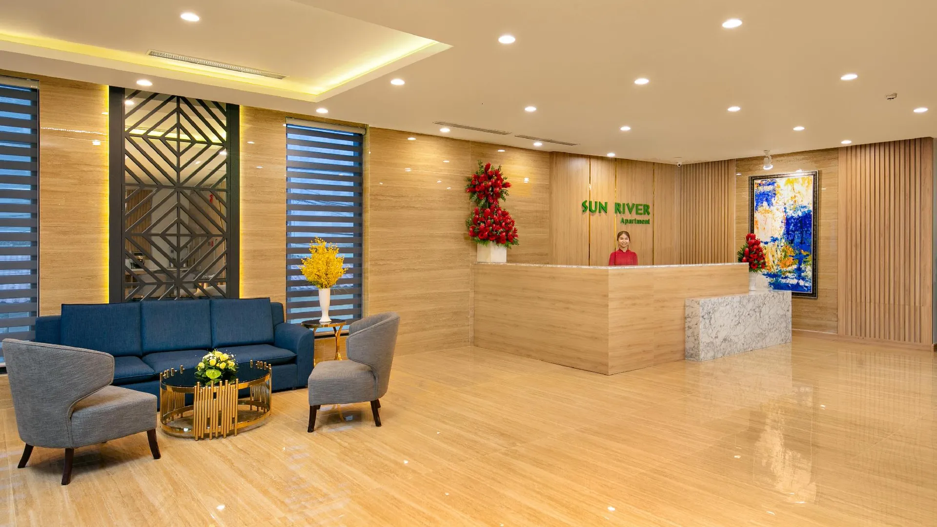 다낭 선 리버 호텔 앤 아파트먼트 4성급 호텔 외관