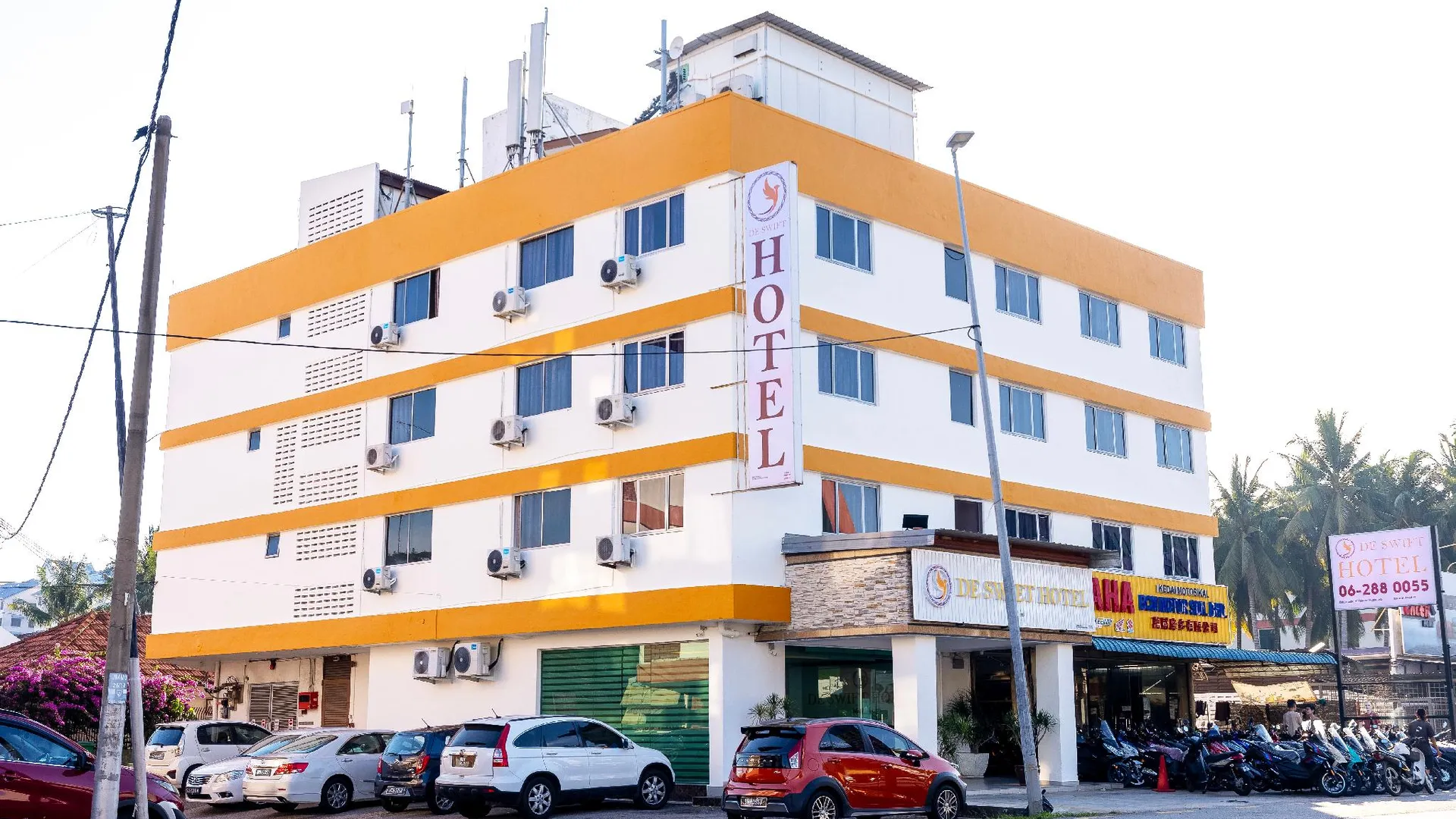 말라카 드 스위프트 호텔, 멜라카 3성급 호텔 외관