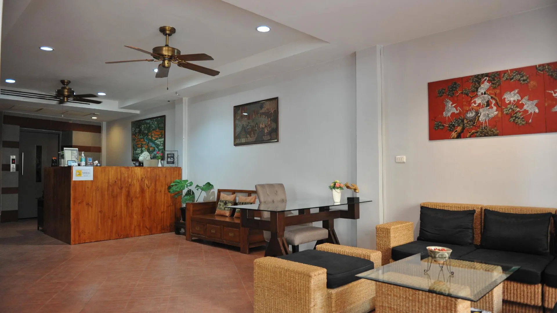 방콕 드랍 인 방콕 3성급 호텔 로비