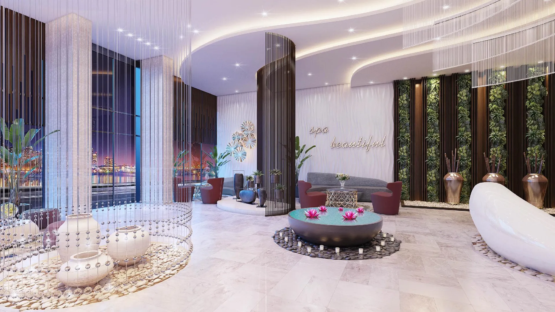 하노이 HKG - 빈홈즈 디캐피탈 모던 - 스페이셔스 5성급 게스트하우스 로비