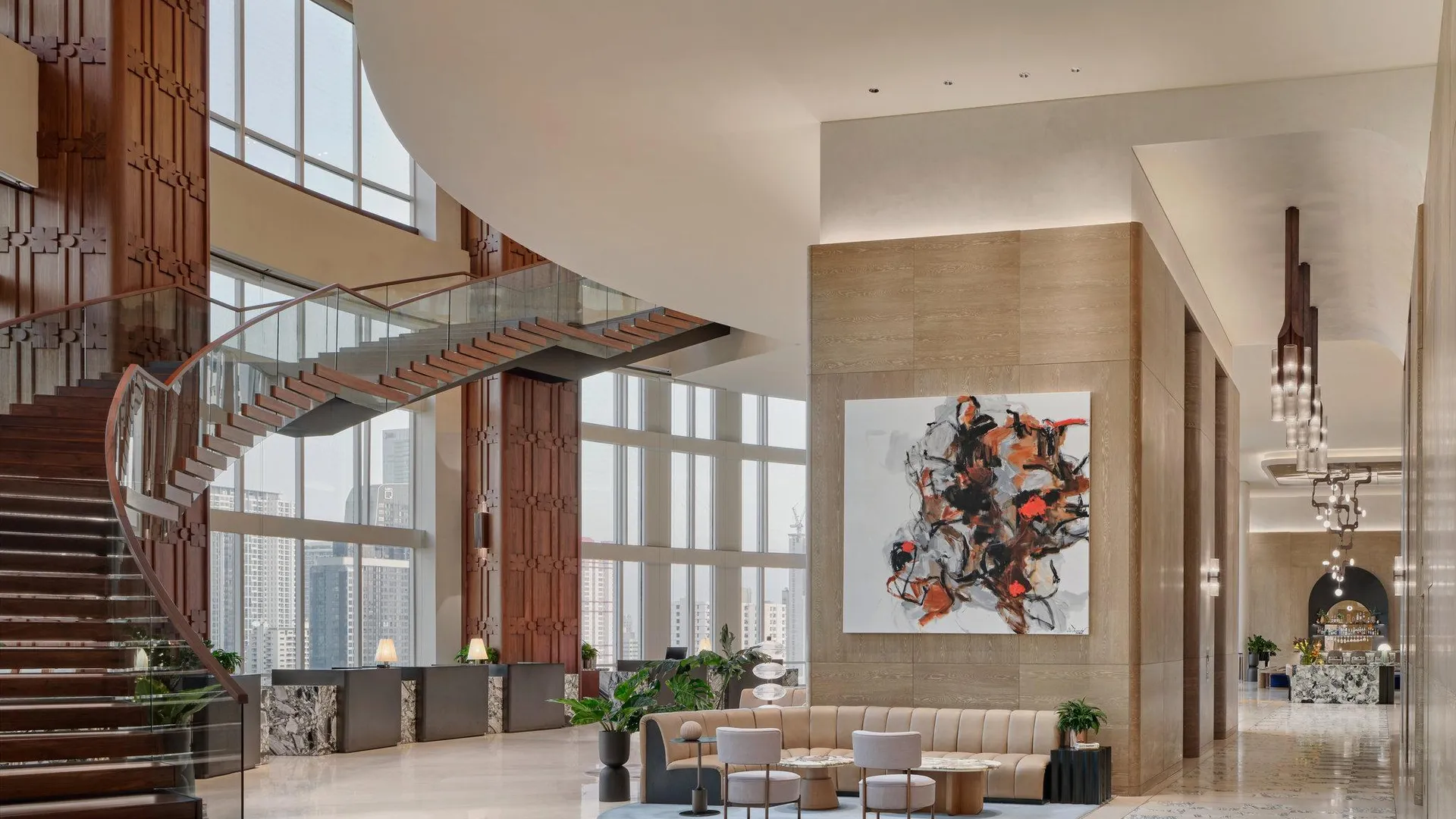 방콕 센타라 그랜드 앳 센트럴 월드 호텔 5성급 호텔 외관