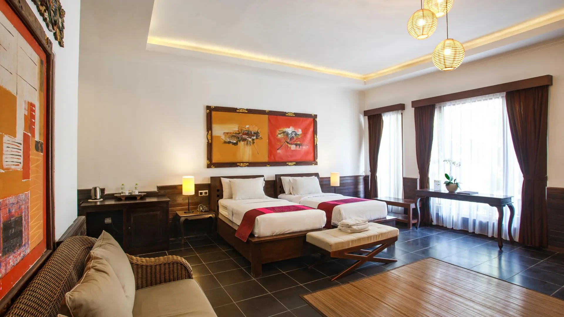 발리 우붓 라야 부티크 호텔 3성급 호텔 전망