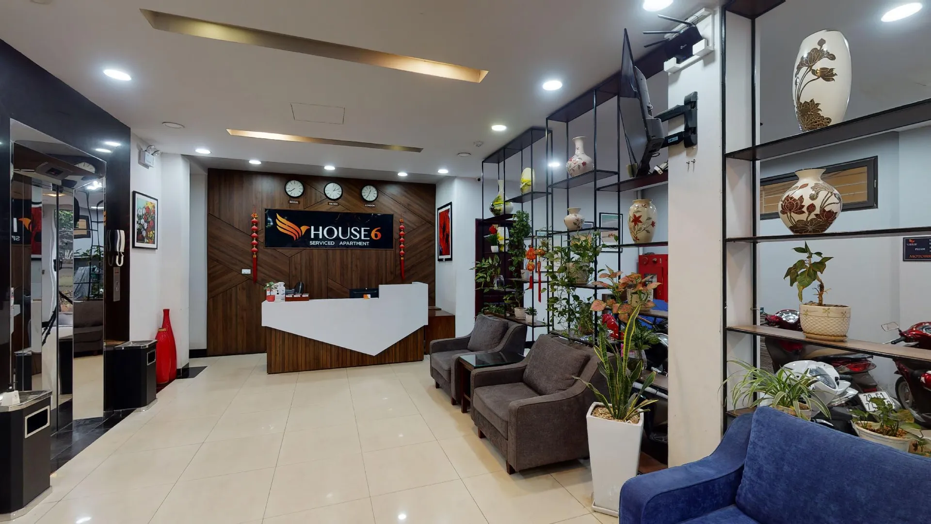 하노이 V-하우스 6 서비스 아파트먼트 3성급 호텔 부대시설