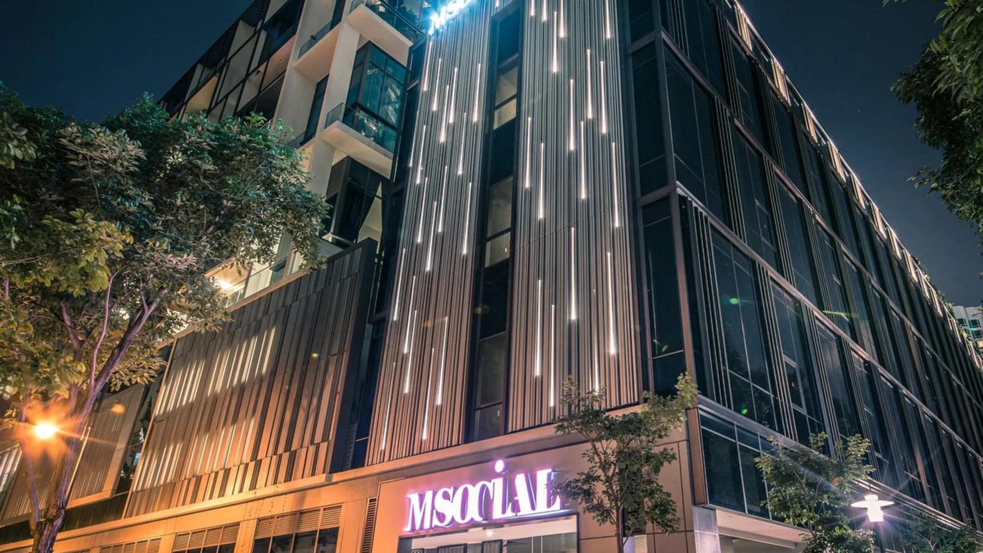 싱가포르 M 소셜 싱가포르 4성급 호텔 외관