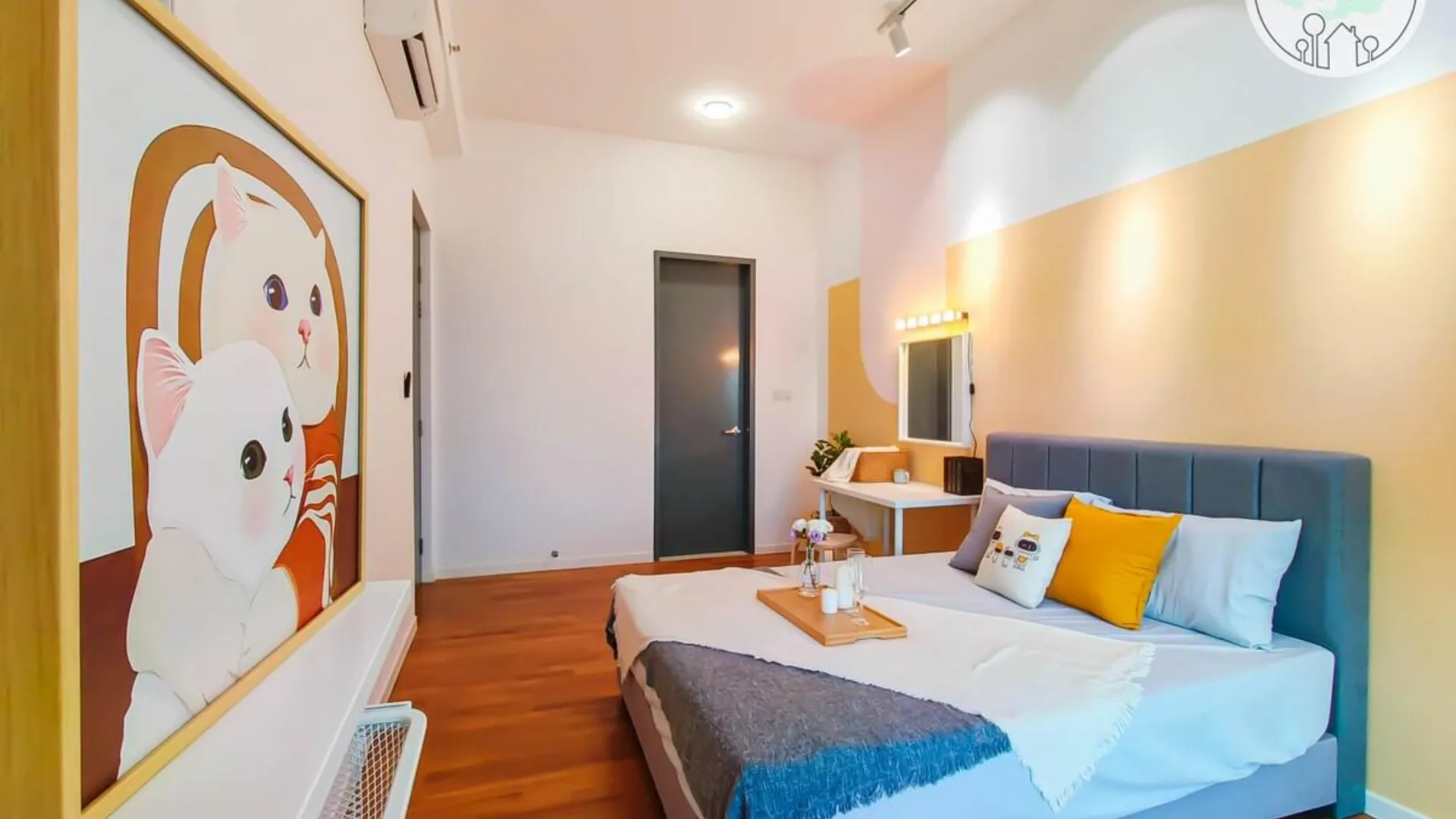 조호바루 / 조호르바루 탐포이의 프라이빗 하우스 (89m², 침실 3개, 프라이빗 욕실 2개) 3성급 싱글룸 스위트룸