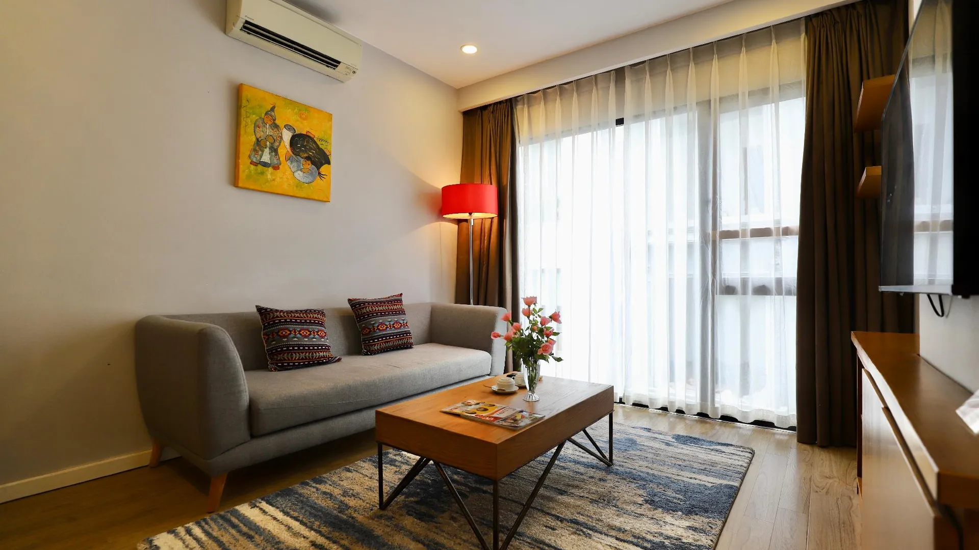 하노이 바딘의 아파트먼트 (55m², 침실 1개, 프라이빗 욕실 1개) 4성급 싱글룸 객실