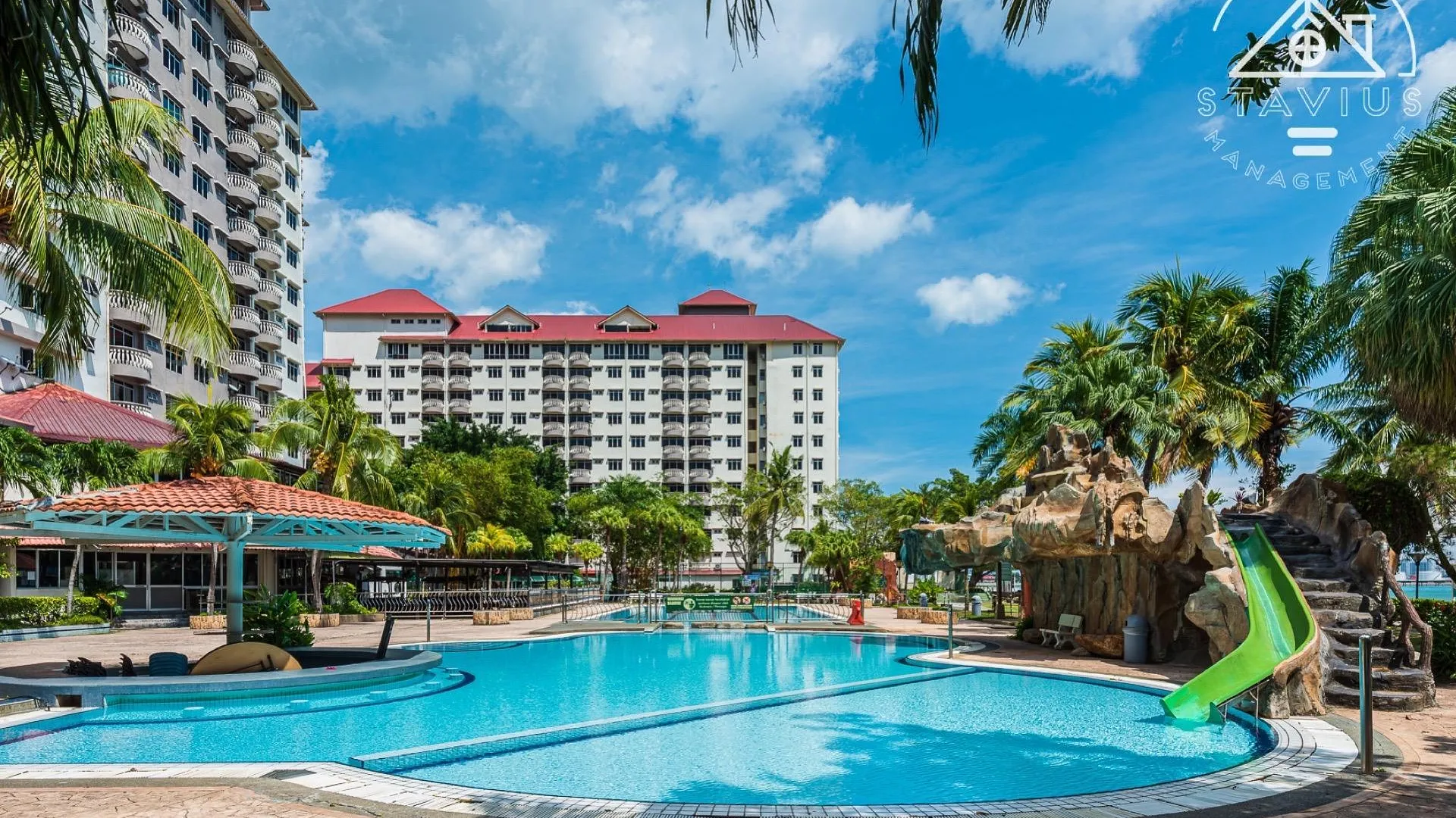 포트 딕슨 타만 탄중의 아파트먼트 (63m², 침실 2개, 프라이빗 욕실 1개) 4성급 게스트하우스 로비