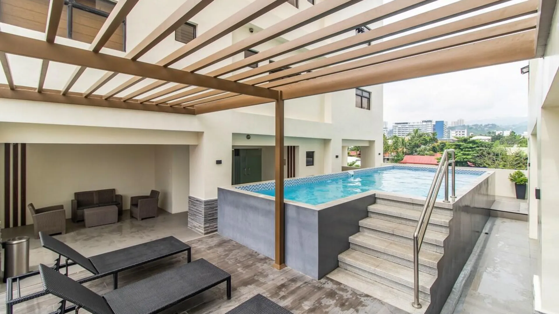 세부 만다웨 시티의 아파트먼트 (25m², 침실 1개, 프라이빗 욕실 1개) 4성급 게스트하우스 로비