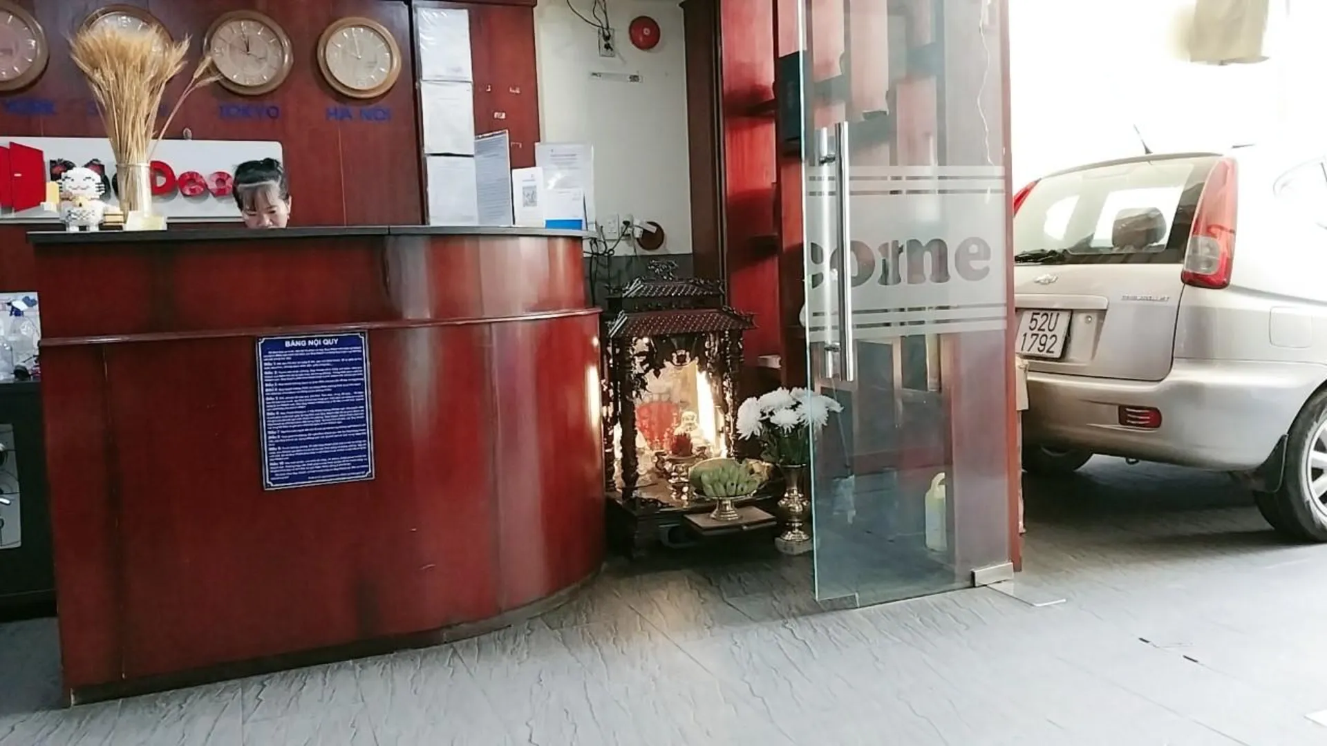 호치민 빈 민 호텔 2성급 호텔 로비