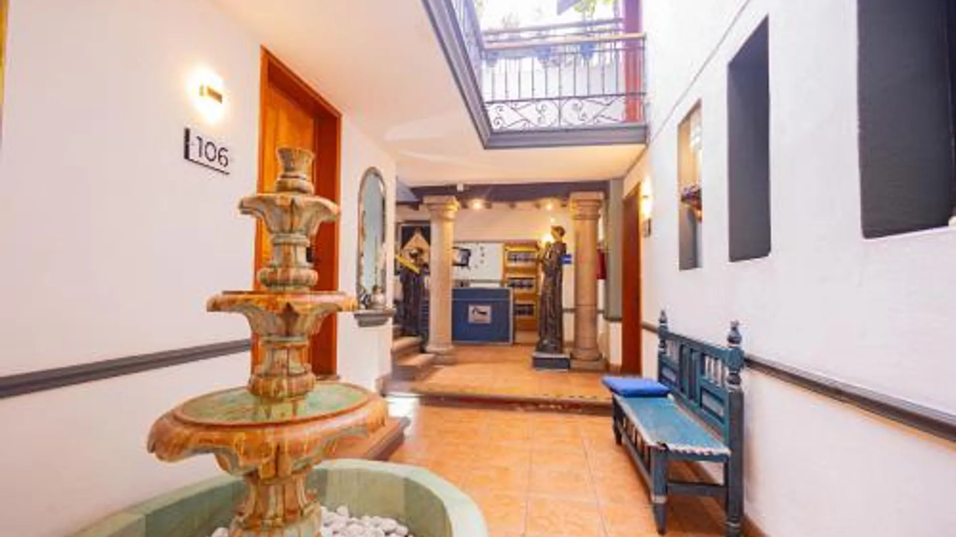 오악사카 호텔 카사 드 로스 프레일레 4성급 호텔 객실