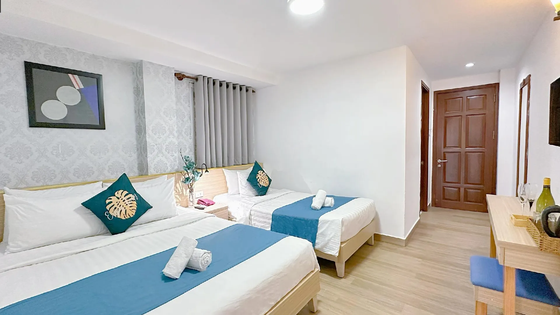 호치민 KT 메라키 부티크 호텔- 부이 비엔 워킹 스트리트 3성급 호텔 객실