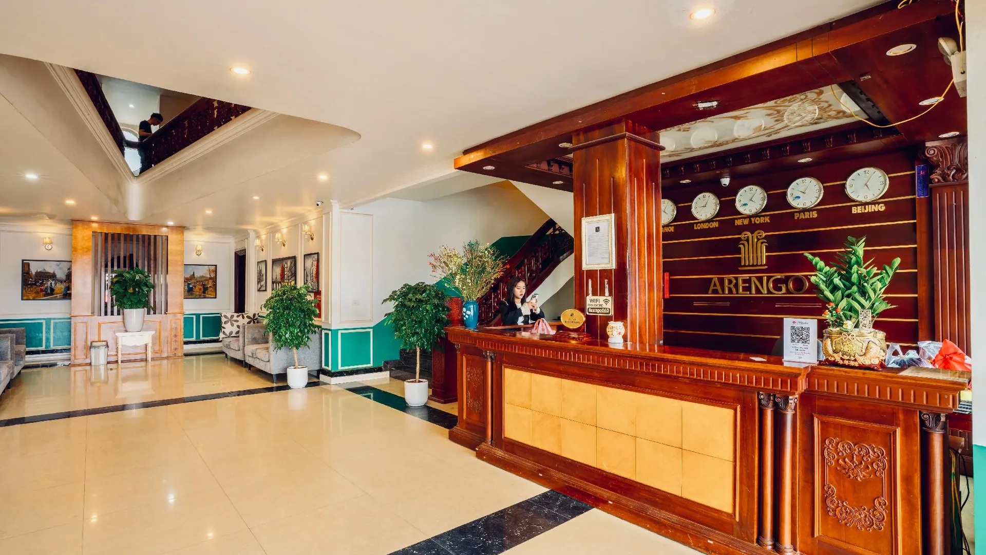 사파 아렌고 부티크 사파 4성급 호텔 로비