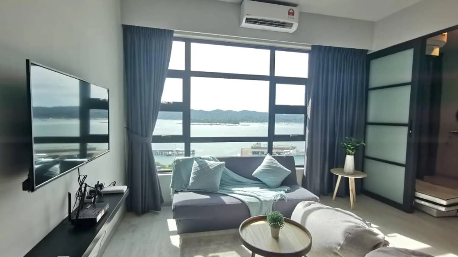 코타키나발루 쿠알라 펜유의 아파트먼트 (65m², 침실 2개, 프라이빗 욕실 2개) 3성급 싱글룸 스위트룸