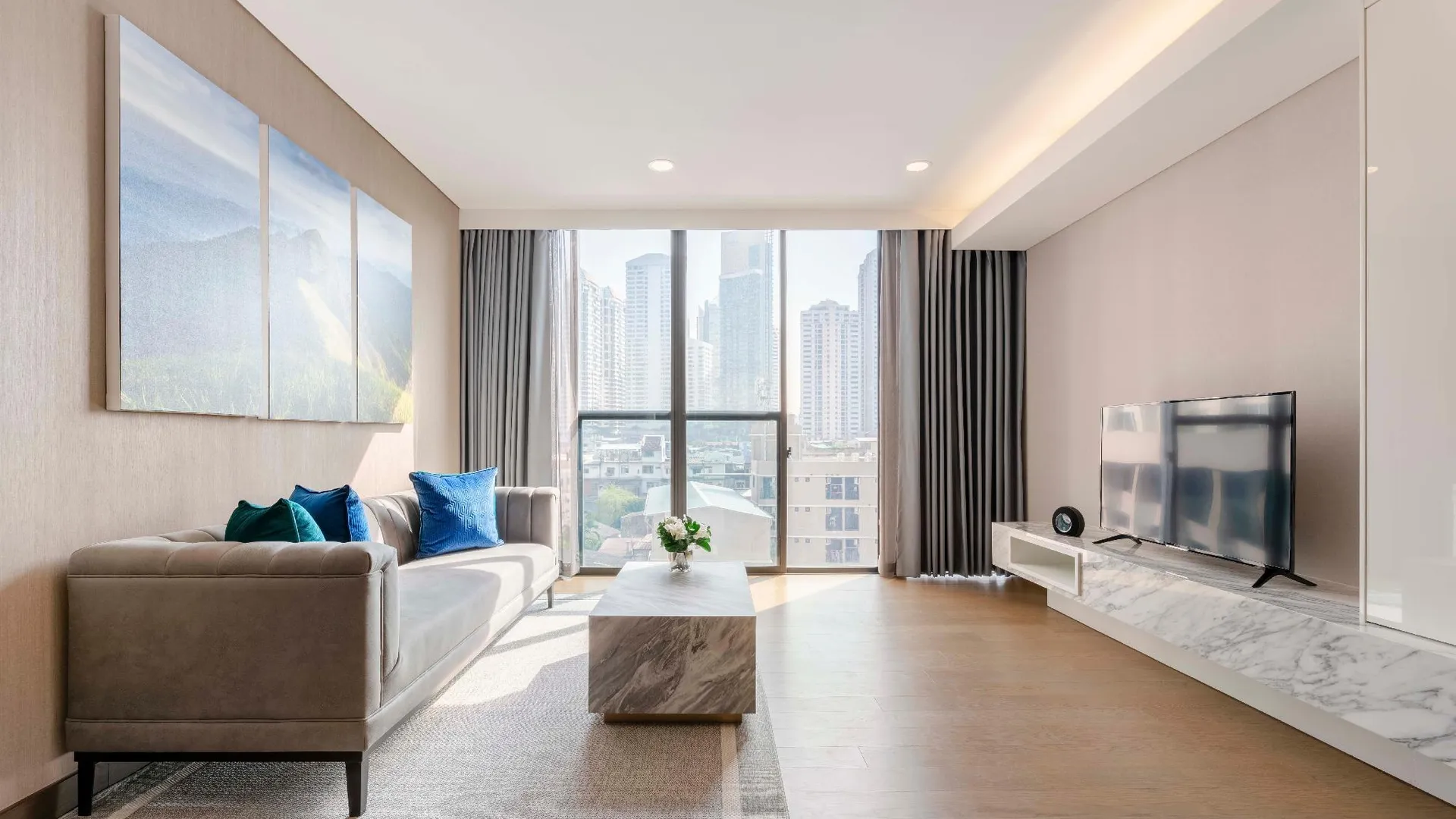 방콕 윈덤 방콕 퀸 컨벤션 센터 4성급 호텔 전망