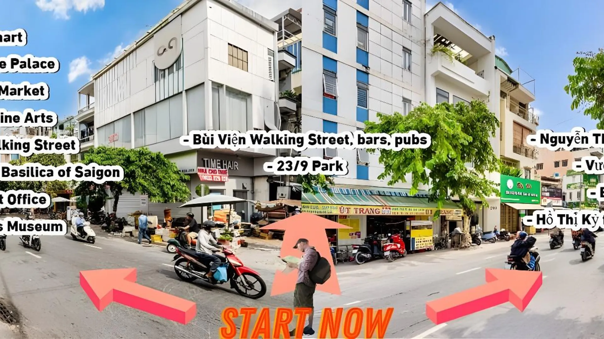 호치민 3rd floor big balcony studio, center of HCM city ! 2성급 싱글룸 전망