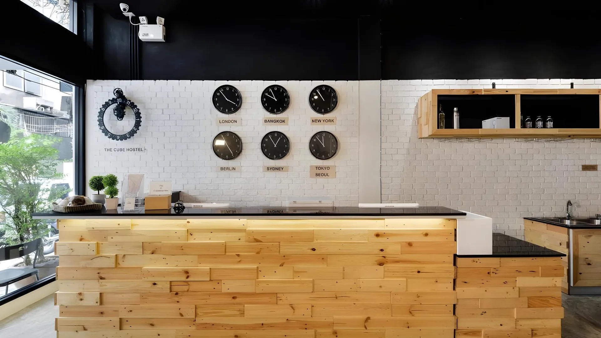 방콕 더 큐브 호스텔 실롬 2성급 호텔 수영장