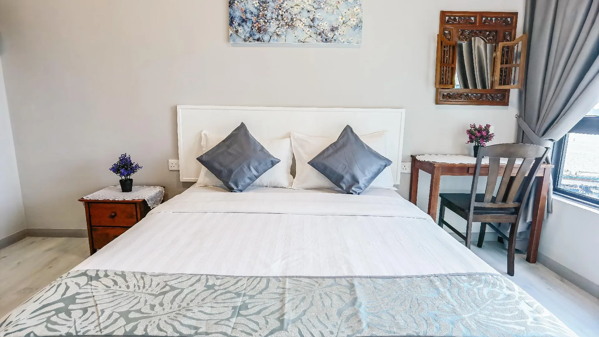 코타키나발루 쿠알라 펜유의 아파트먼트 (49m², 침실 2개, 프라이빗 욕실 1개) 3성급 싱글룸 전망