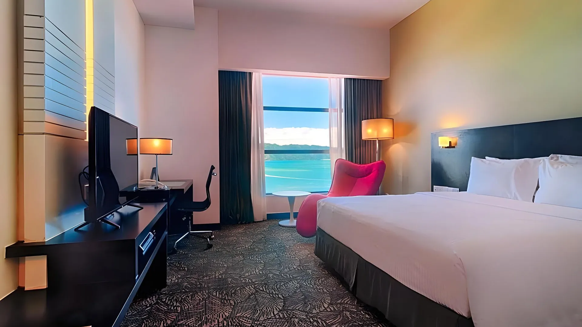 코타키나발루 더 클라간 호텔 3성급 호텔 스위트룸