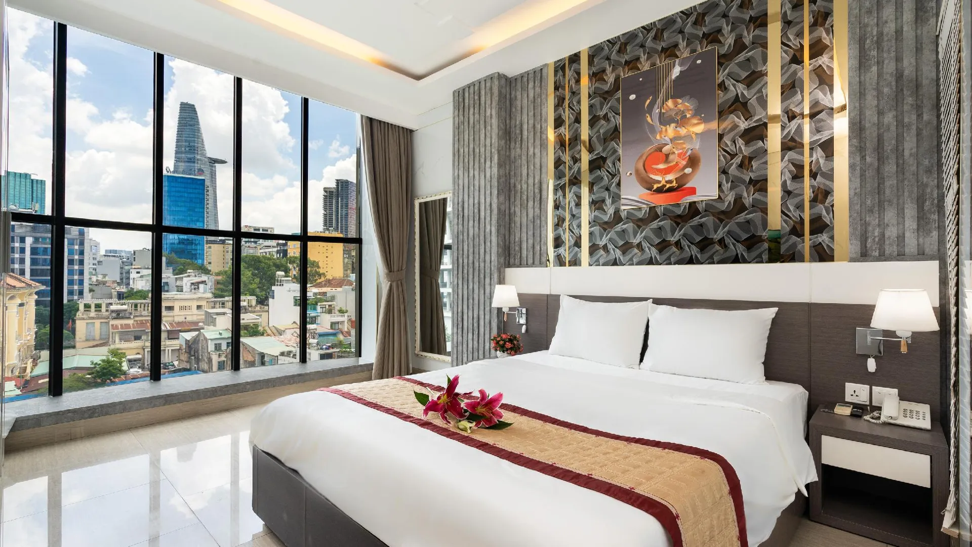 호치민 EEA 사이공 호텔 2성급 호텔 객실