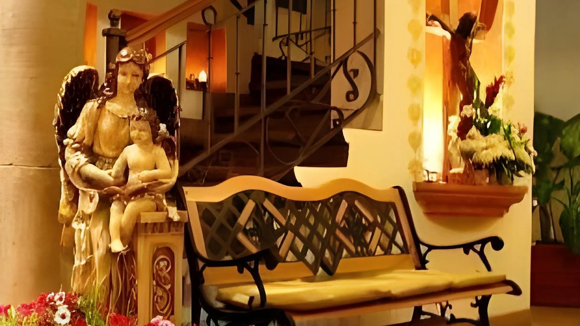 오악사카 호텔 카사 드 로스 프레일레 4성급 호텔 객실